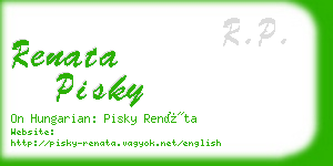 renata pisky business card